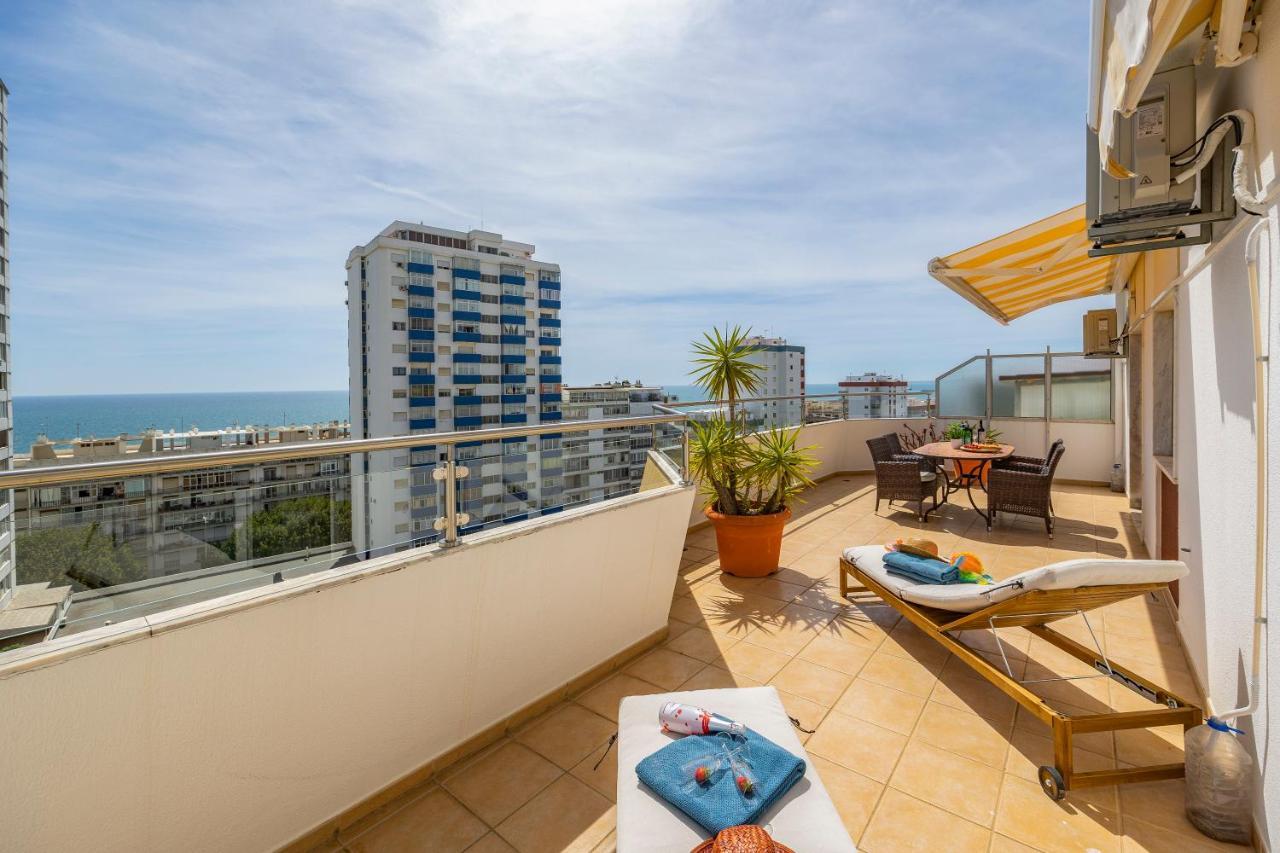 Seaview Penthouse In Algarve With Spacious Terrace Quarteira Exterior photo